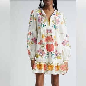 FARM Rio Floral White Dress